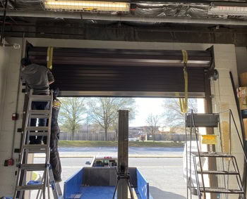 commercial garage door replacement